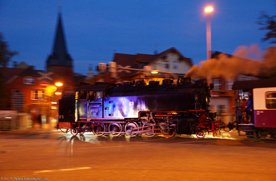 HSB 99 222 in Wernigerode auf der Westerntorkreuzung